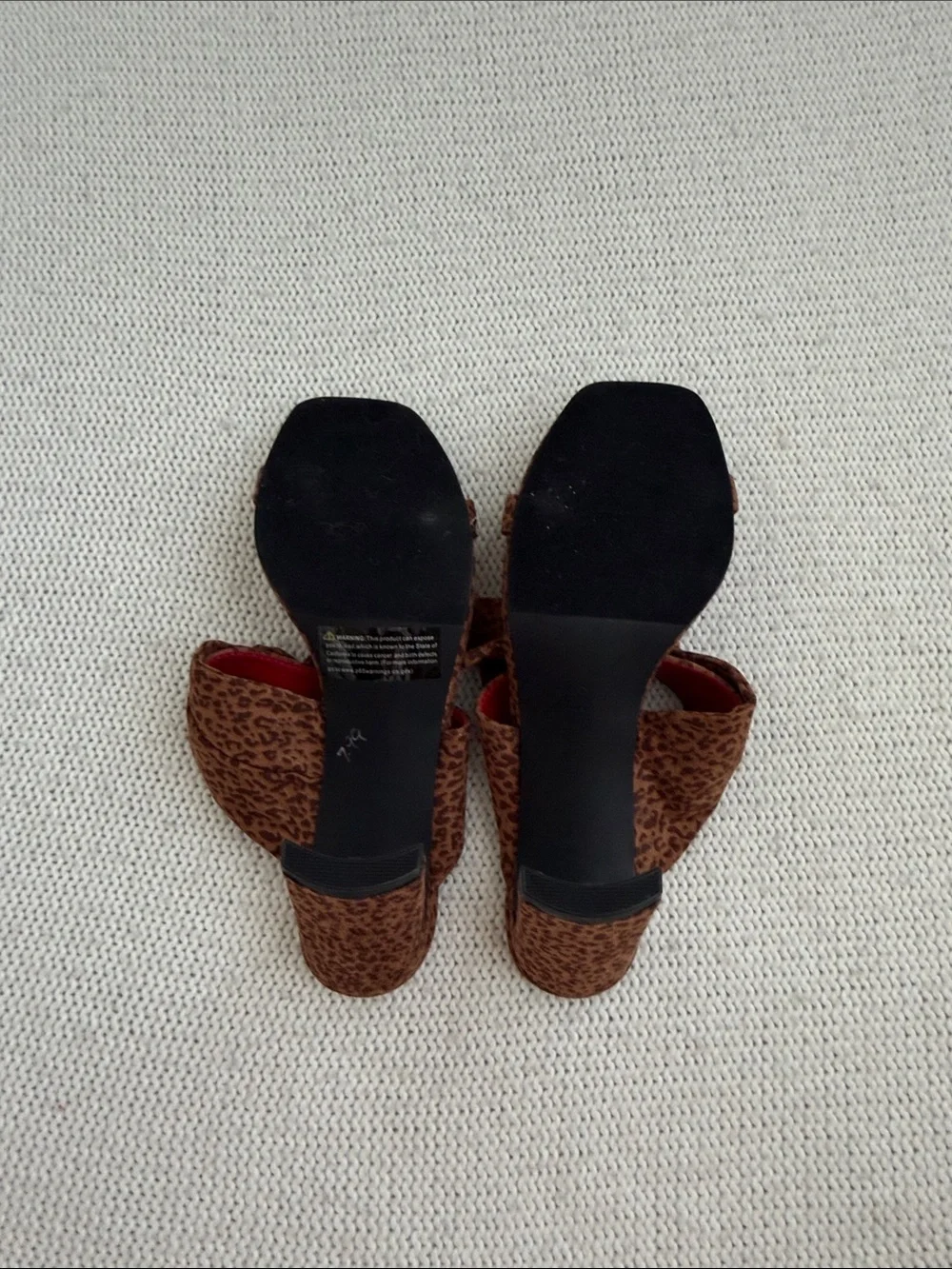 New York and Company Gerri Heels Animal Print Size 6.5 - Picture 6 of 8